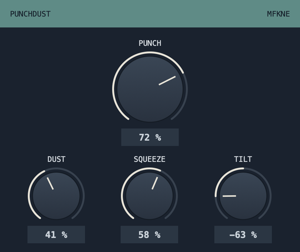 PUNCHDUST plugin interface